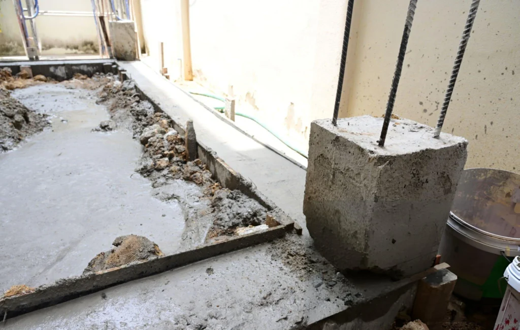 Concrete Slab Foundation Repair in Woodbridge, VA