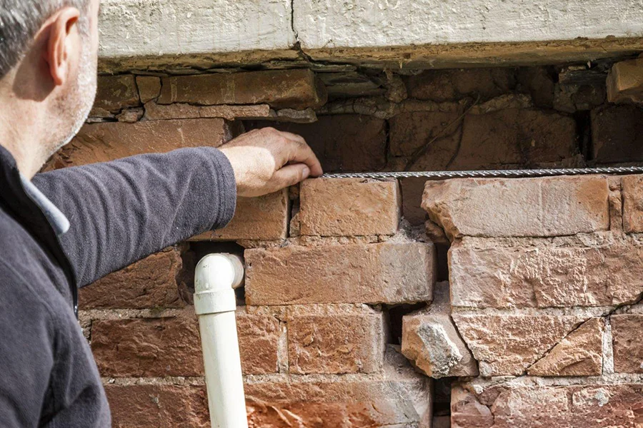 Cracked Wall / Structural Repair in Woodbridge, VA