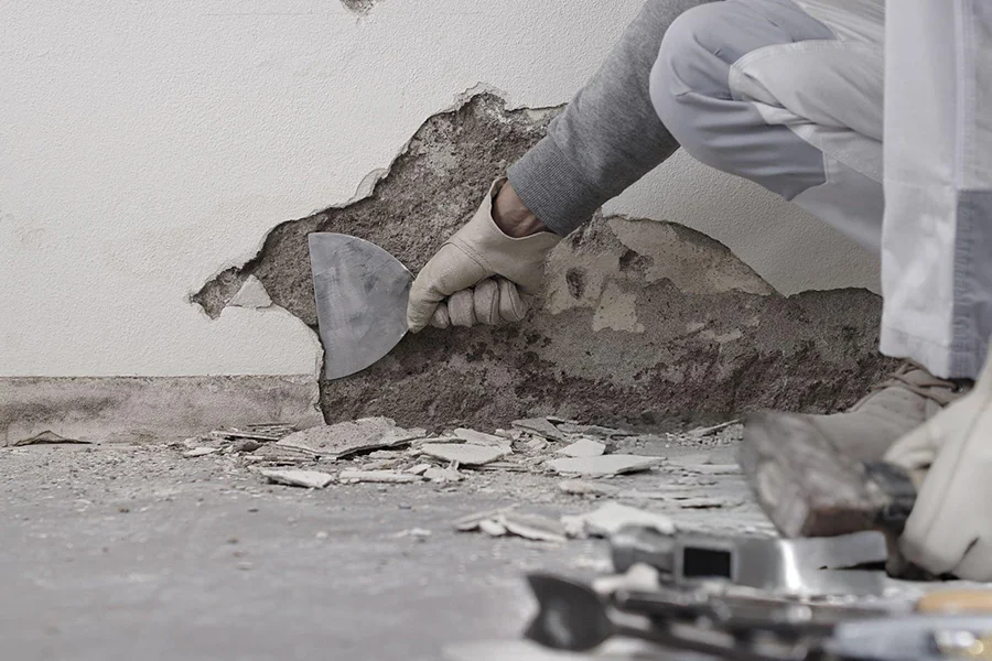 Cracked Wall / Structural Repair in Woodbridge, VA